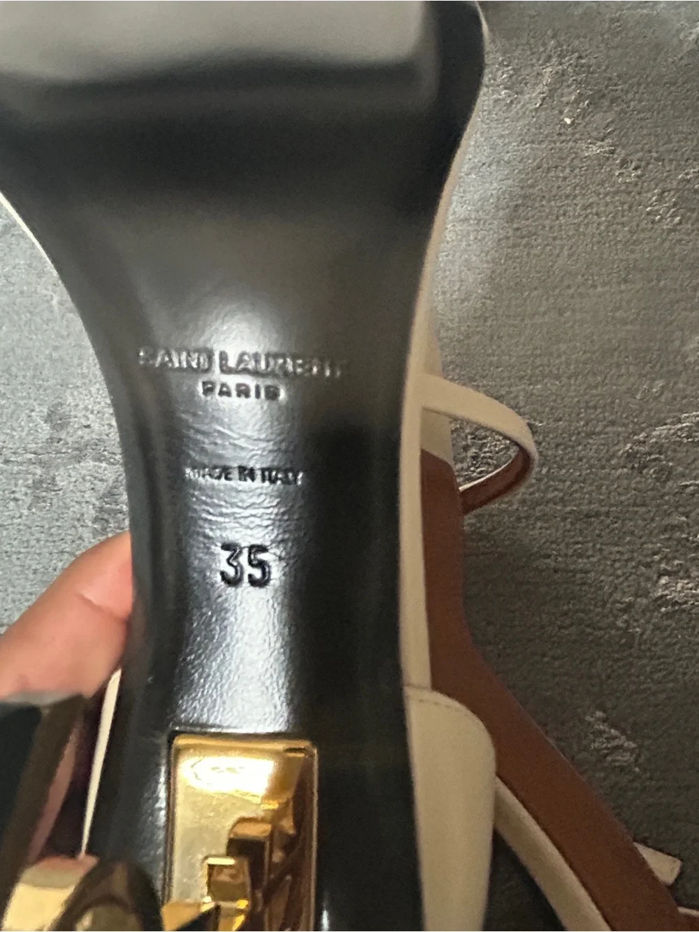 Saint Laurent YSL Opyum Logo Heels - Picture 5 of 12